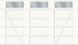 Configuration V, Cœur rainuré - 3 volets