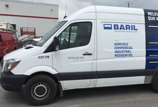 Camion de service de Baril Portes de garage